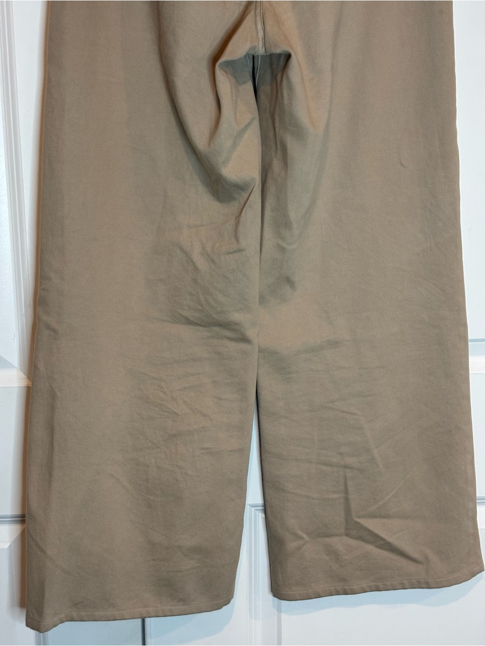 L'Agence Alicent High Rise Wide Leg Pale Khaki Tan Jeans 27 - Picture 7 of 9